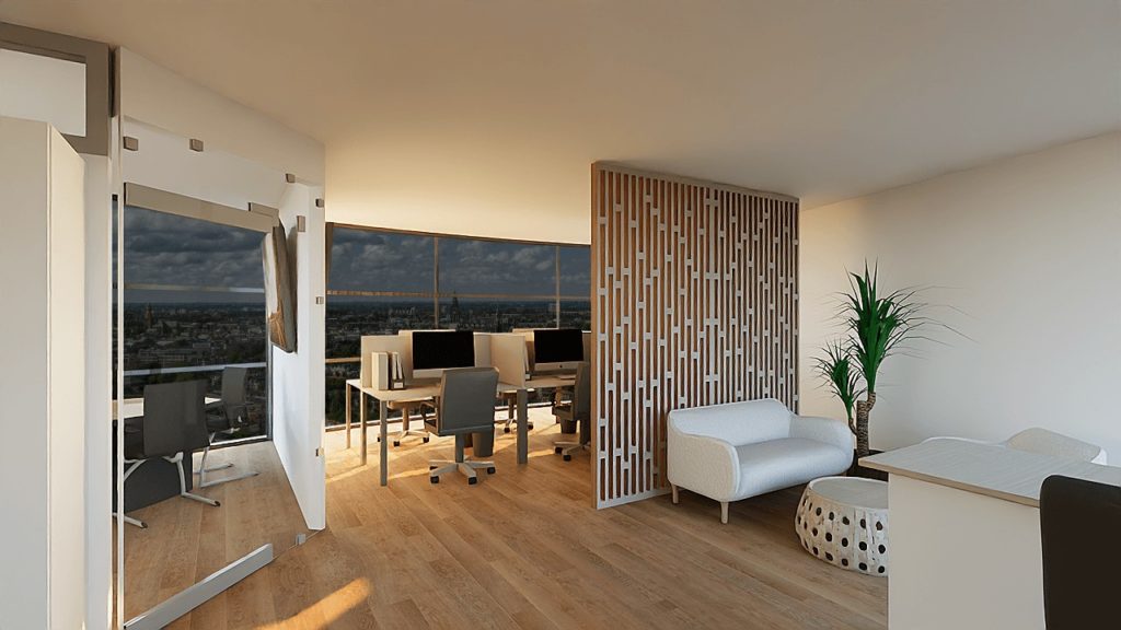 Open office és lounge